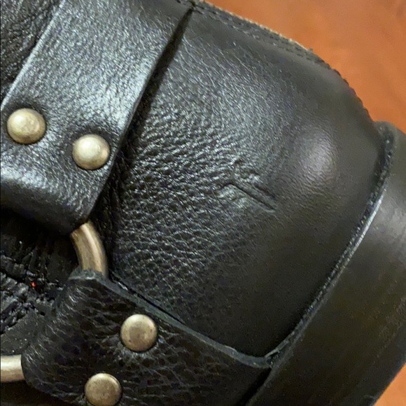 Frye Portia Black Harness Ankle Boot - Picture 2 of 2